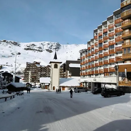 Hauts De La Vanoise - Location: Pour 2 Personnes Expose Sud Ouest, Etage Eleve, Centre Station Mae-9124 Daire Val Thorens