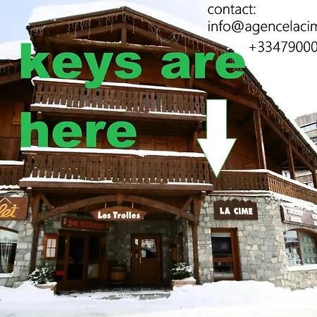 Résidence Hauts De La Vanoise - Location: Pour 2 Personnes Exposé Sud Ouest, étage élevé, Centre Station Mae-9124