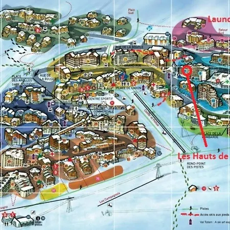 Résidence Hauts De La Vanoise - Location: Pour 2 Personnes Exposé Sud Ouest, étage élevé, Centre Station Mae-9124 * Val Thorens